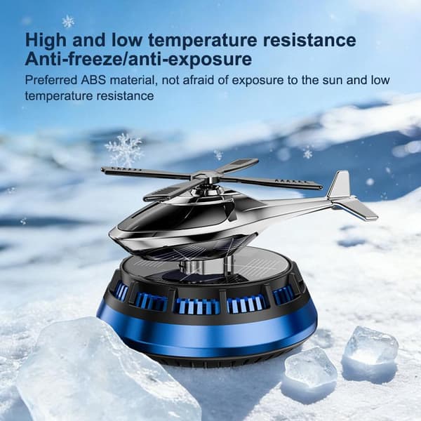 Solar Bil Luftfrisker Parfume Helikopter Indretning Interiør Indretning Blue