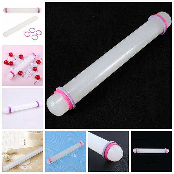 Rolling Pin Sugarcraft Fondant Gum Paste Cake Roller Cake Bakew
