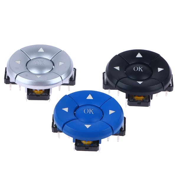 1 sett A14 hette 5 veis retning Kombinasjonsbryter B3F-4055 med Black
