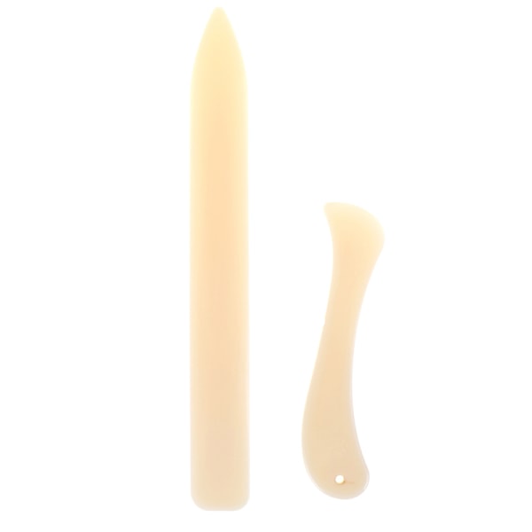 2kpl Bone Folder Craft Tools Nahka uurrettu Taitettava rypytys P