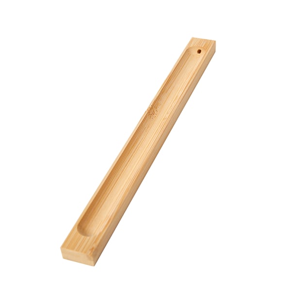 Bamboo Board -puinen suitsukepuikkoteline 23cm Line Suitsuke-sandaali A