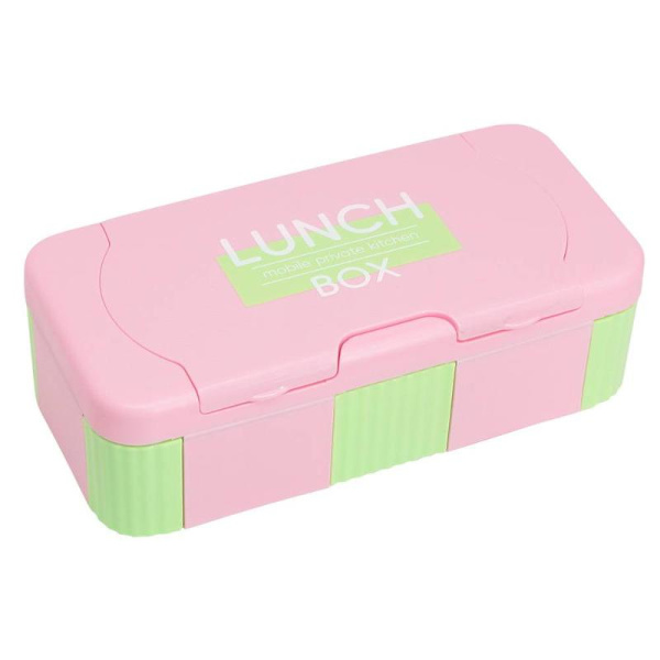 Bärbar matlåda pink 3
