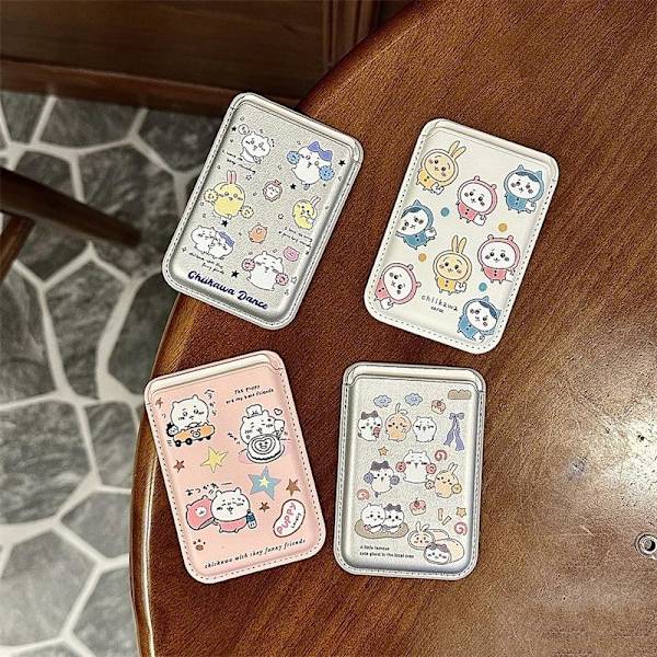 e Hello Kitty För Magsafe Magnetisk Läderplånbok Kortfodral C A18