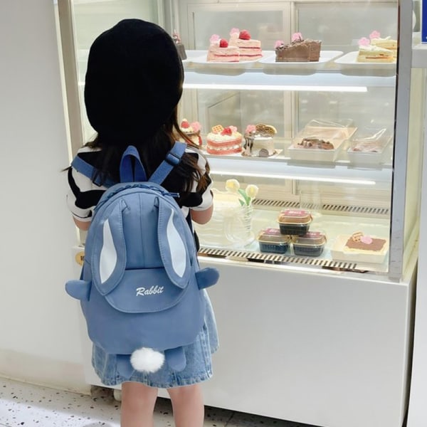 Mode Barn Skolväskor Bunny Portable Backpacks e Travel Pink