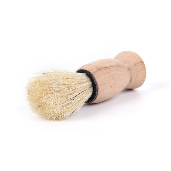 1x pro wood skaft grævling hår skæg barberkost