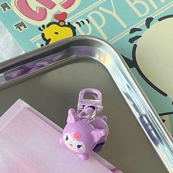Kawaii Avaimenperä Anime Figuurilaukku Avaimenperä Riipus Tytön syntymäpäivä A