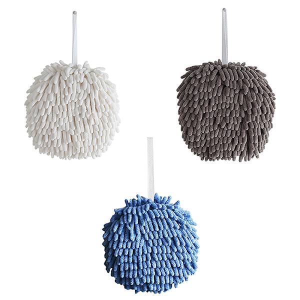 Chenille Handduk Mjuk Absorberande Mikrofiber Kök Badrum Gray