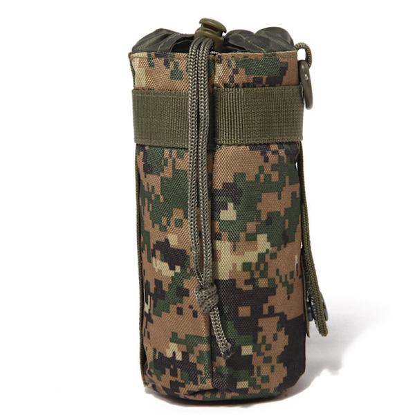 Taktisk vattenflaska Väska Militär Utomhuscamping Vandring Draws army green