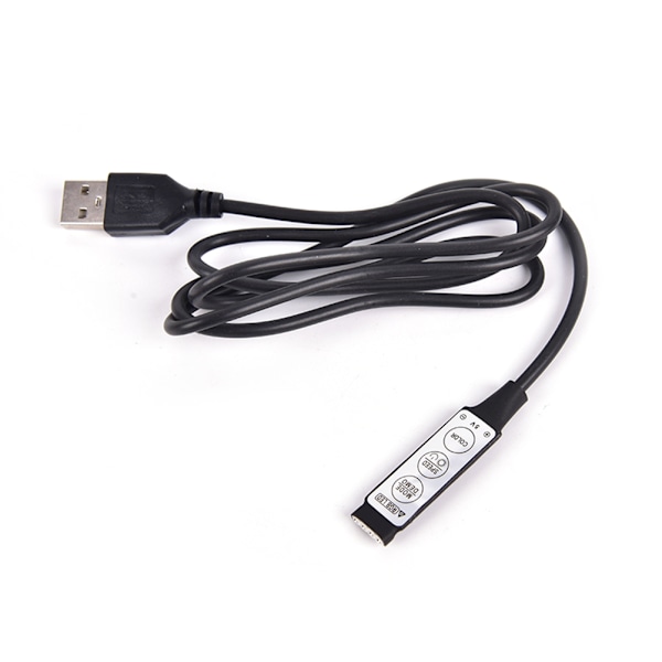 DC 5V USB LED RGB-kontroller 3Key 4Pin fjernkontroll