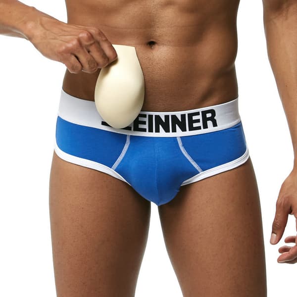 Badedrakt Protecivce Pouch Pad for menn svømmebukse inni Apricot