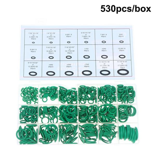 O-ring sortimentssæt nitrilgummi højtryks-O-ringe 530pcs