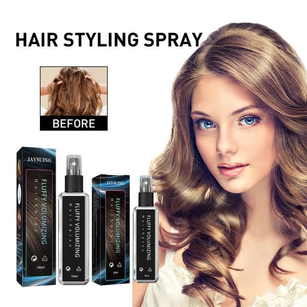 Fluffig Hårstyling Spray Långvarig Volymgivande Lockigt Hår Bu