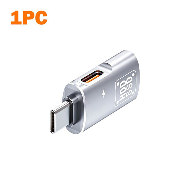 2-i-1 Type C OTG Adapter USB 2.0 Hun Til Telefoner/Bærbare Computere - D Silver