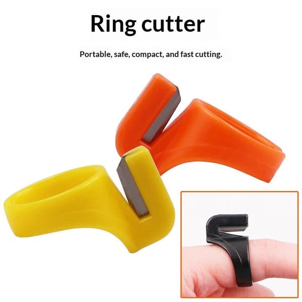 Syring i plast med fingerblad för hantverk Orange