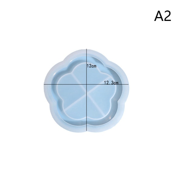 Opbevaringsbakke Gips Silikoneform DIY Smykker Displayplade Ep A2
