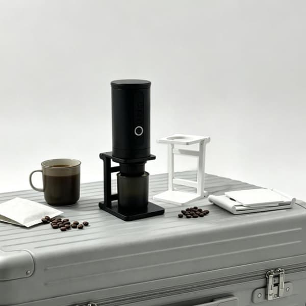 Sammenleggbart bærbart kaffemaskin stativ A1