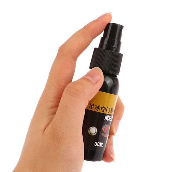 1 stk 30 ml målmandshandske fodboldgrebsspray til målmand G Black