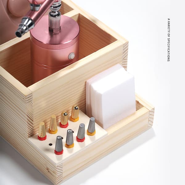 1 STK Træneglebor hine Bits Træholder Manicure Tools Bo S