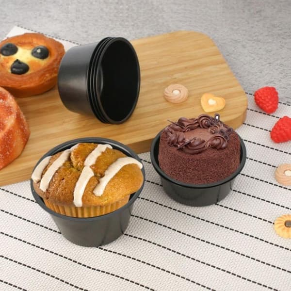 1/5 st muffinsform kompakt design enkel att släppa effektiv förvaring 100ML