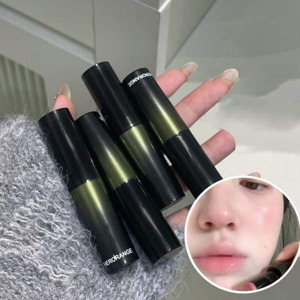 HERORANGE Silky Glossy Leppestift Lepper Fuktighet Vann Ikke-klebrig C A2