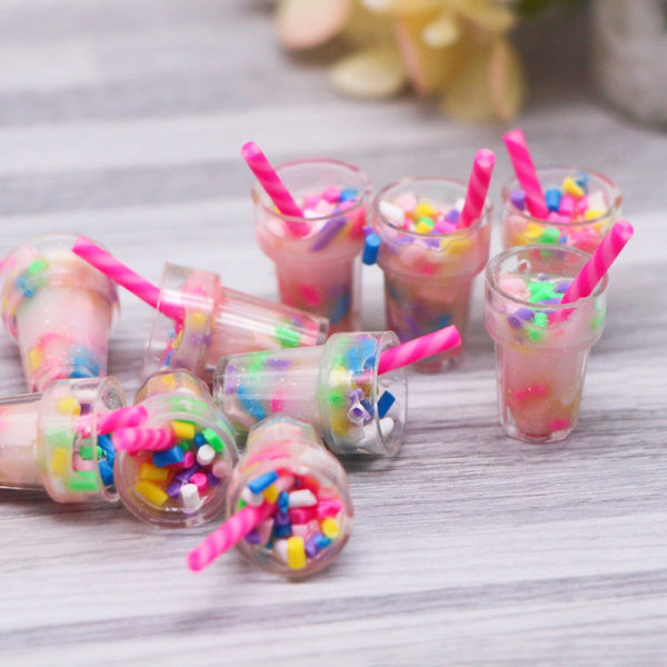 5 kpl Dollhouse Miniature Drink -minihartsimaito-teekupit Dol