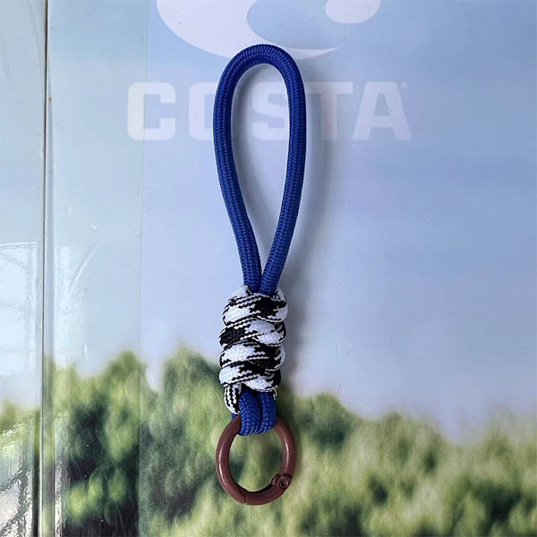 Nyckelring Lanyard Stark rem för nycklar Flätat paraplyrep Ha A15