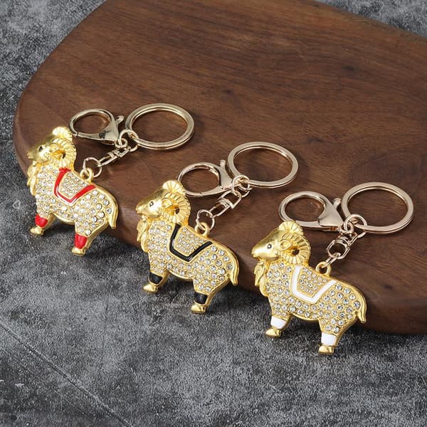 Get Zodiac Alloy Nyckelring Hänge Med Strass Nyår L A3