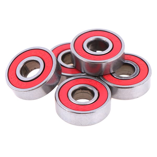 5st Röd ABEC-7 608RS Skateboard Rulltätade kullager 8x
