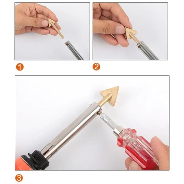 3 stk. udskiftelige svejsespidser 3pcs