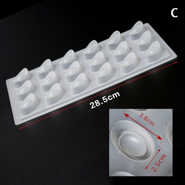 3D Yuanbao Form Plast Jelly Handgjord Sugarcraft Form C C