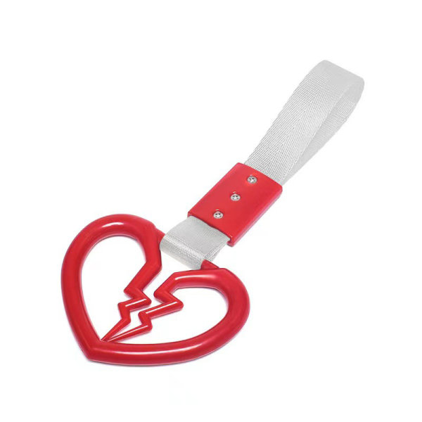 e Broken Heart Formed Car Anti-Static Strap Dekorativ Varning A1