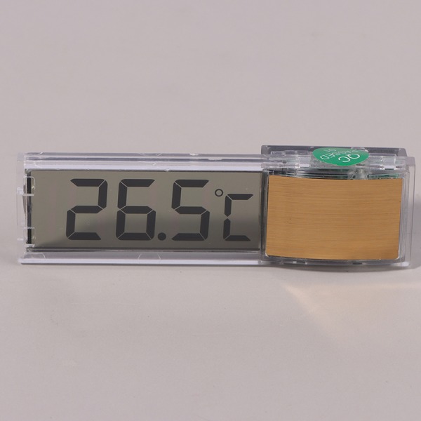 Akvarium termometer Elektronisk LCD Digital fisketank fisketank Silver
