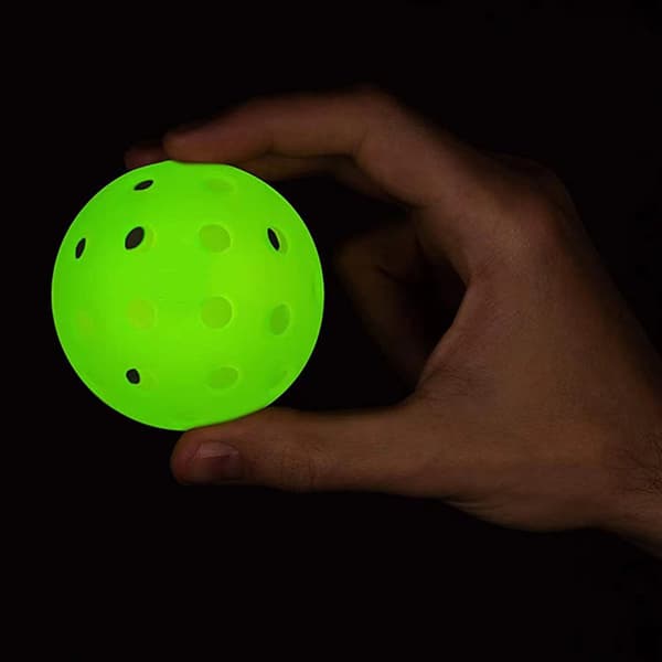 Lysende Pickleball Holdbart Natlys Udendørs Konkurrence Billed Green