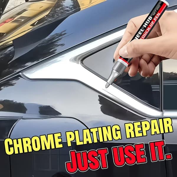 Krombelegg Touch Up Marker Bil Felg Emblem Metall Ripe