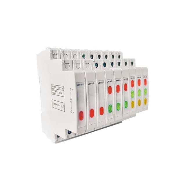 1 st JD9 DIN-skena indikatorlampa 24V 220V AC/DC spårtyp Sig A3