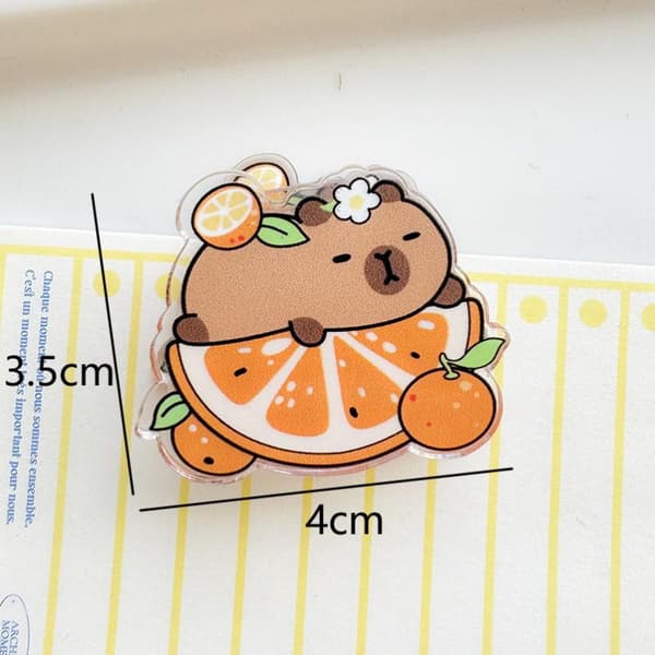 Tegneserie Capybara Memoklips 7pcs