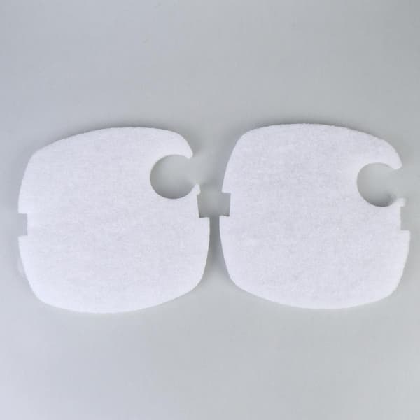2/4 st blå vit akvariefilterdyna passar för 304AB/404AB/704AB 2pcs white