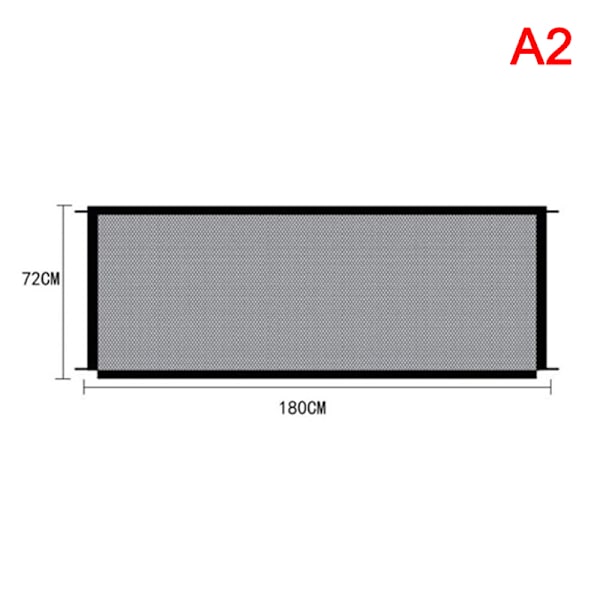 Kannettavat lemmikkieläinten aidat Taitettavat hengittävä mesh portti Pe 180*72cm