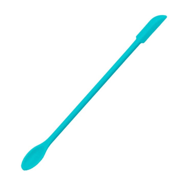 Silikonspatel Burkskrapa Scoop Tip Long Double Headed Cosme Light green