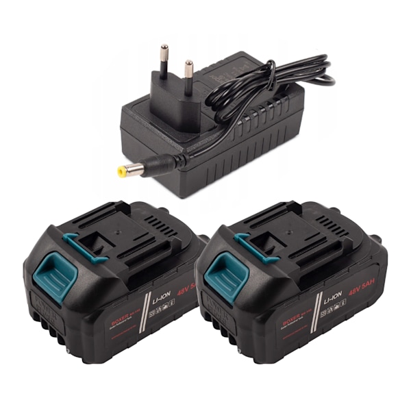 BATTERIDRIVEN GRÄSTRIMMER 48V 2X BATTERIER TELESKOPISK XXL-SET
