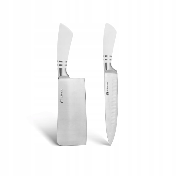 Knivset Edenberg Premium – 8-delat i Kolstål med Vridbart Stativ – EB-906