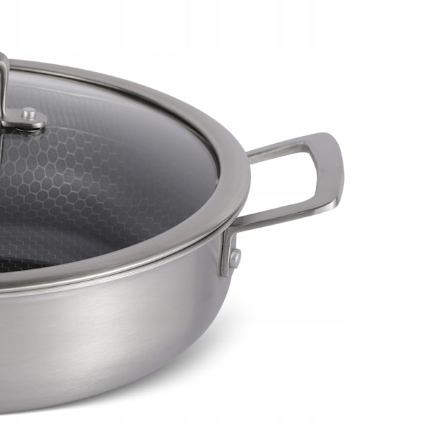 Edenberg Gryta med Lock – 3,7 L, Non-stick Beläggning – EB-14922