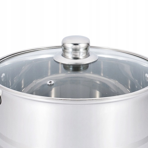 Edenberg Kastrull EB-545 – Gryta i rostfritt stål, 10,6 L med non-stick-beläggning