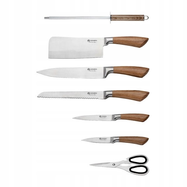 Edenberg Knivset EB-930 – 8-delat köksknivset i kolstål