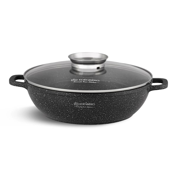 Kastrull Edenberg – Grund Gryta med Marmor Non-stick Beläggning, 3,3 L, Aluminium – EB-8134