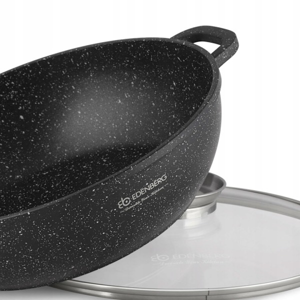 Kastrull Edenberg – Grund Gryta med Marmor Non-stick Beläggning, 3,3 L, Aluminium – EB-8134