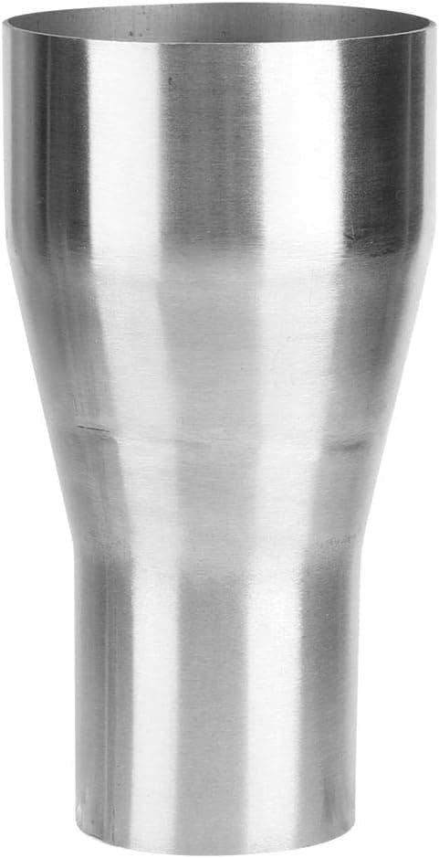 Udstødningsrørsadapter, rustfrit stål universal udstødningsrørsforbindelsesrørsadapter modificeret del (51-76MM)