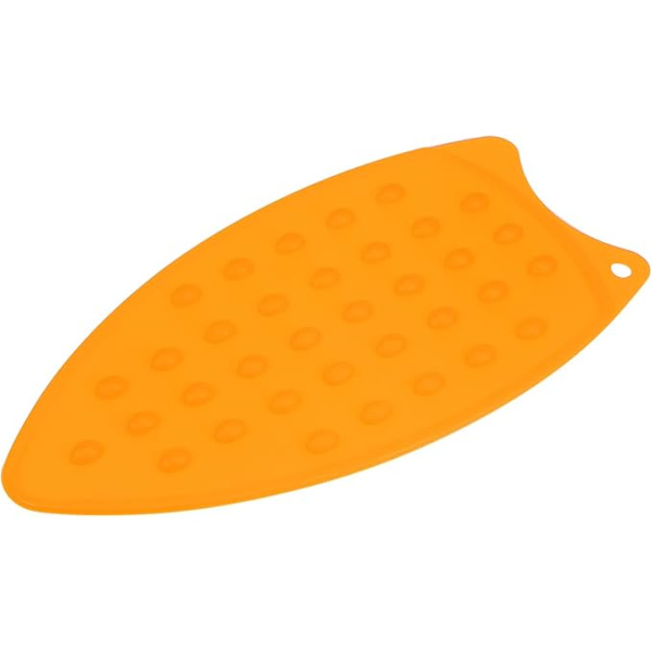 Silikonstrykjärnsunderlägg, Multifunktion, Värmebeständigt, Strykmatta för strykbräda, Kompaktmatta, Orange