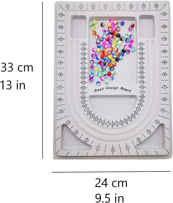 2-pack Bead Design Board Armband Design Board Flockad Bead Board Neck
