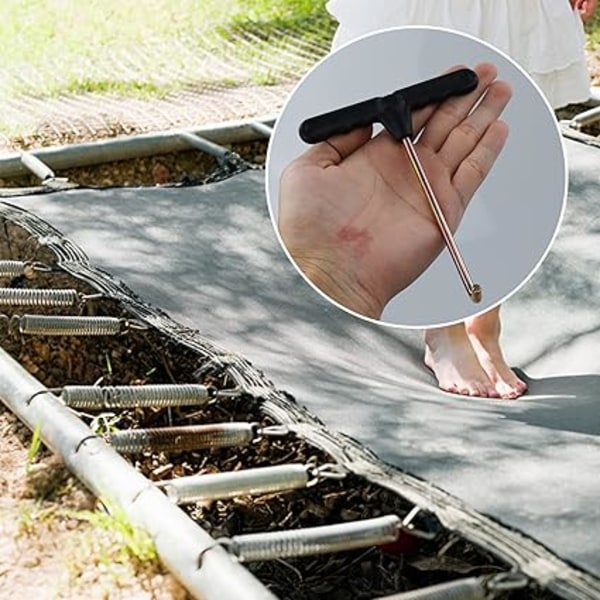 Trampolinfjäderverktyg Metallkrok Tältkrok Trampolintillbehör Handverktyg för Camping Hoppning